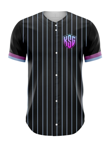 Full Button Baseball Jersey preview, front