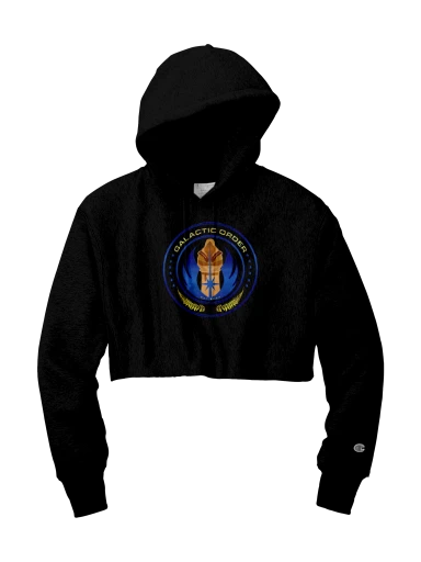 Champion Women's Reverse Weave Cropped Cut-Off Hooded Sweatshirt preview, front