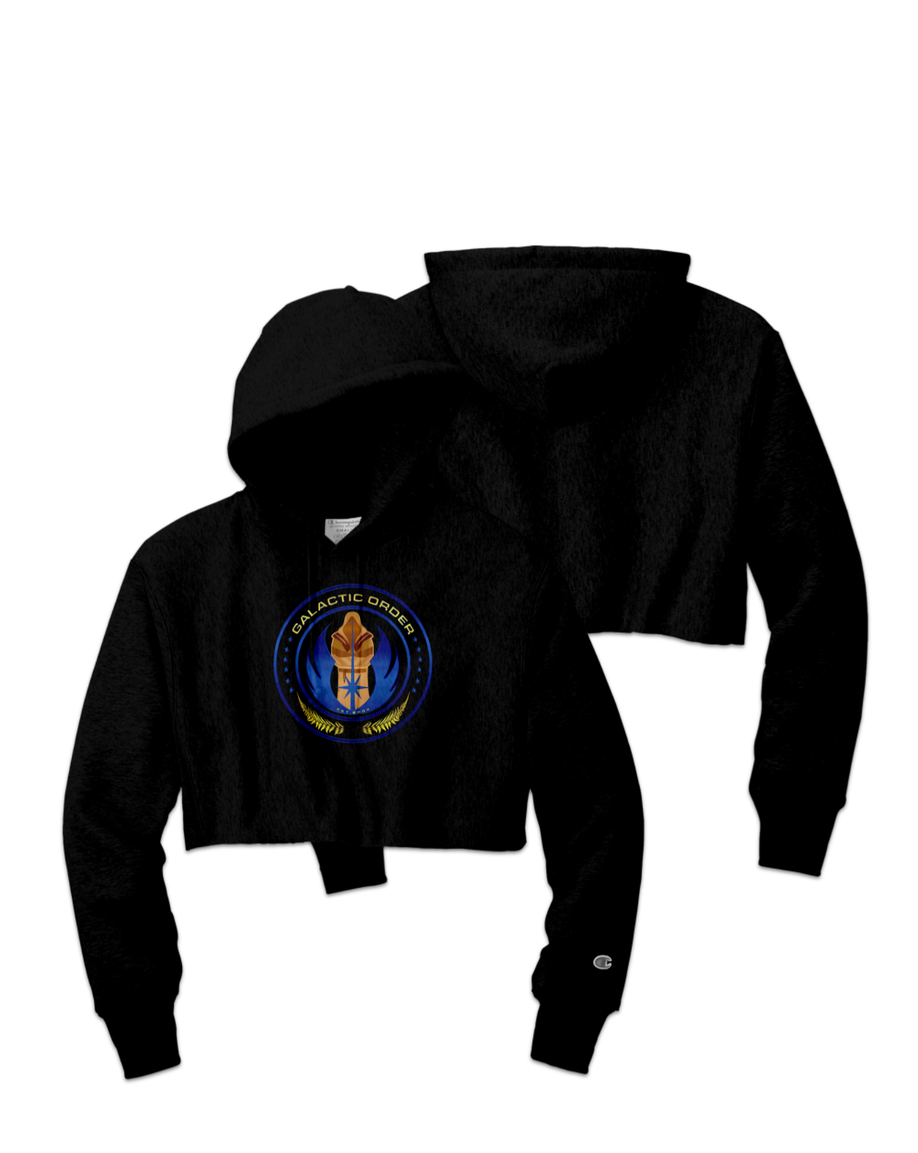 Rendered product preview, stack