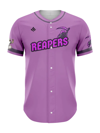 Sublimated Full Button Baseball Jersey preview, front