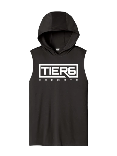 Tier 6 Fundraising Store Competitor Sleeveless Hoodie preview, front