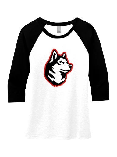 Women's Perfect Tri 3/4-Sleeve Raglan preview, front
