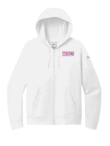 Tier 6 Fundraising Store Nike Women's Club Fleece Sleeve Swoosh Full-Zip Hoodie preview, front