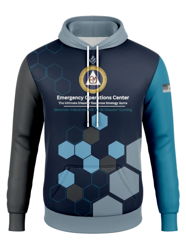 Polyester Fleece Sublimated Hoodie preview, front