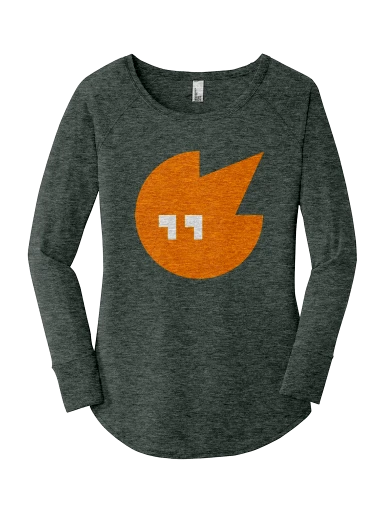 Women's Perfect Tri Long Sleeve Tunic Tee preview, front