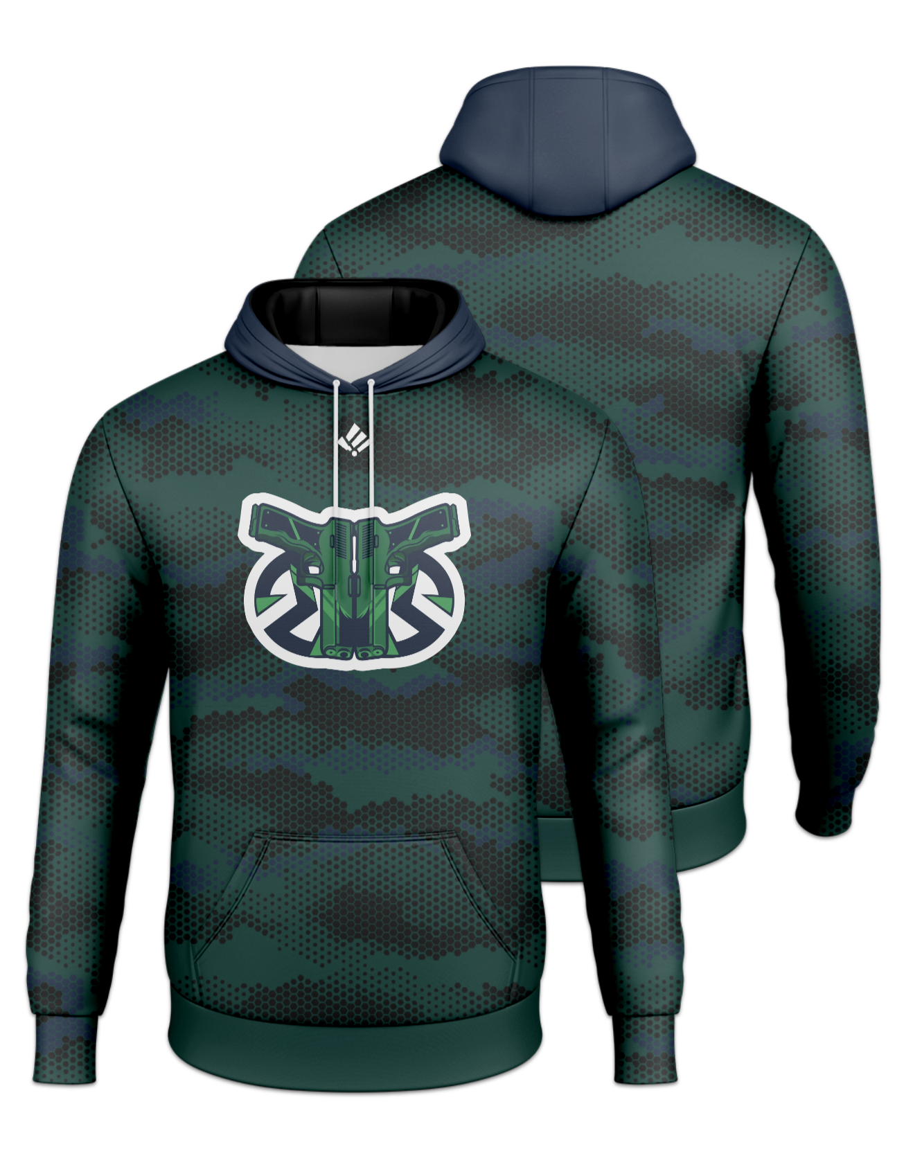 Rendered product preview, stack
