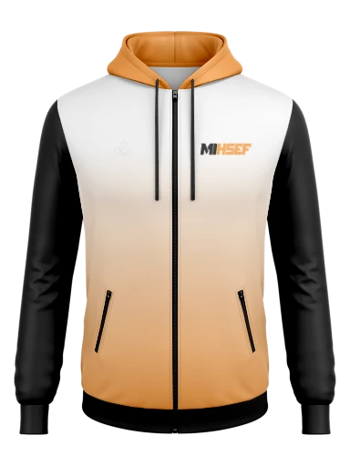 Men's Full Zip Poly Fleece Hoodie preview, front