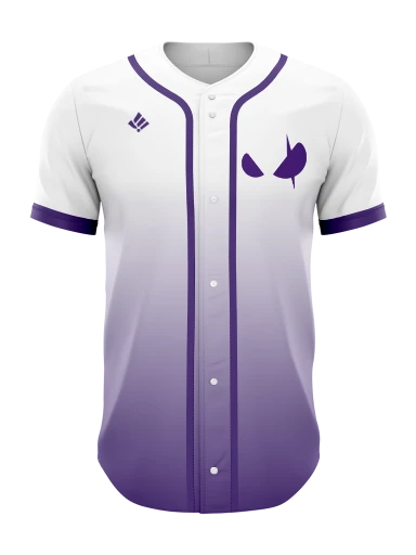 Full Button Baseball Jersey preview, front
