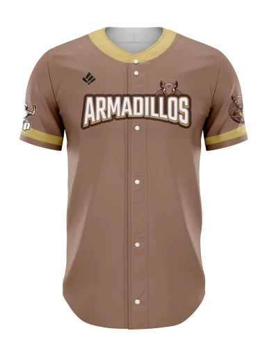 Sublimated Full Button Baseball Jersey preview, front