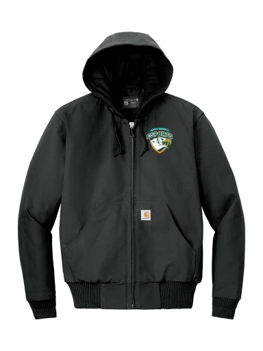 Carhartt Tall Quilted-Flannel-Lined Duck Active Jacket preview, front