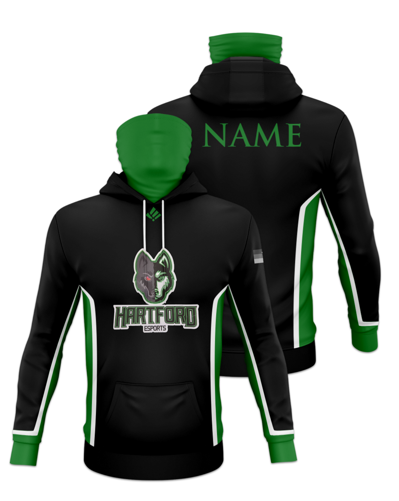 Rendered product preview, stack