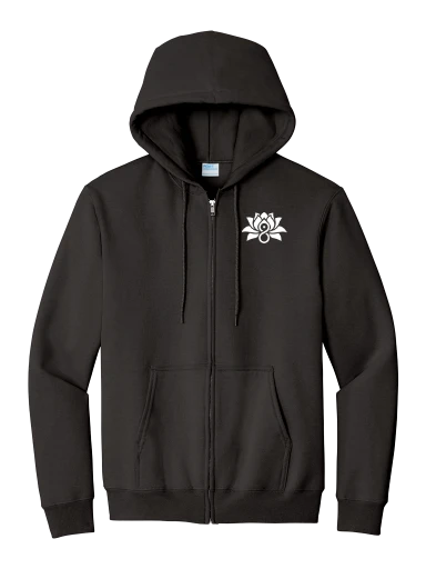 Essential Fleece Full-Zip Hooded Sweatshirt preview, front