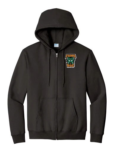 Essential Fleece Full-Zip Hooded Sweatshirt preview, front