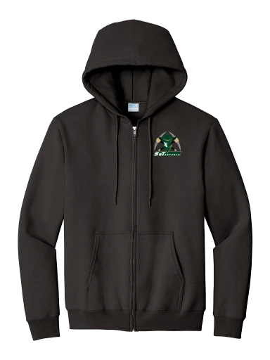 Essential Fleece Full-Zip Hooded Sweatshirt preview, front