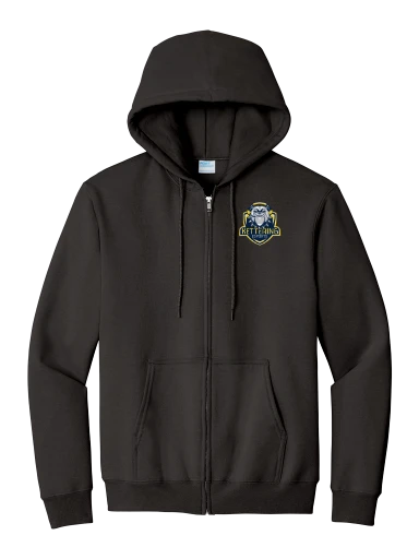 Essential Fleece Full-Zip Hooded Sweatshirt preview, front