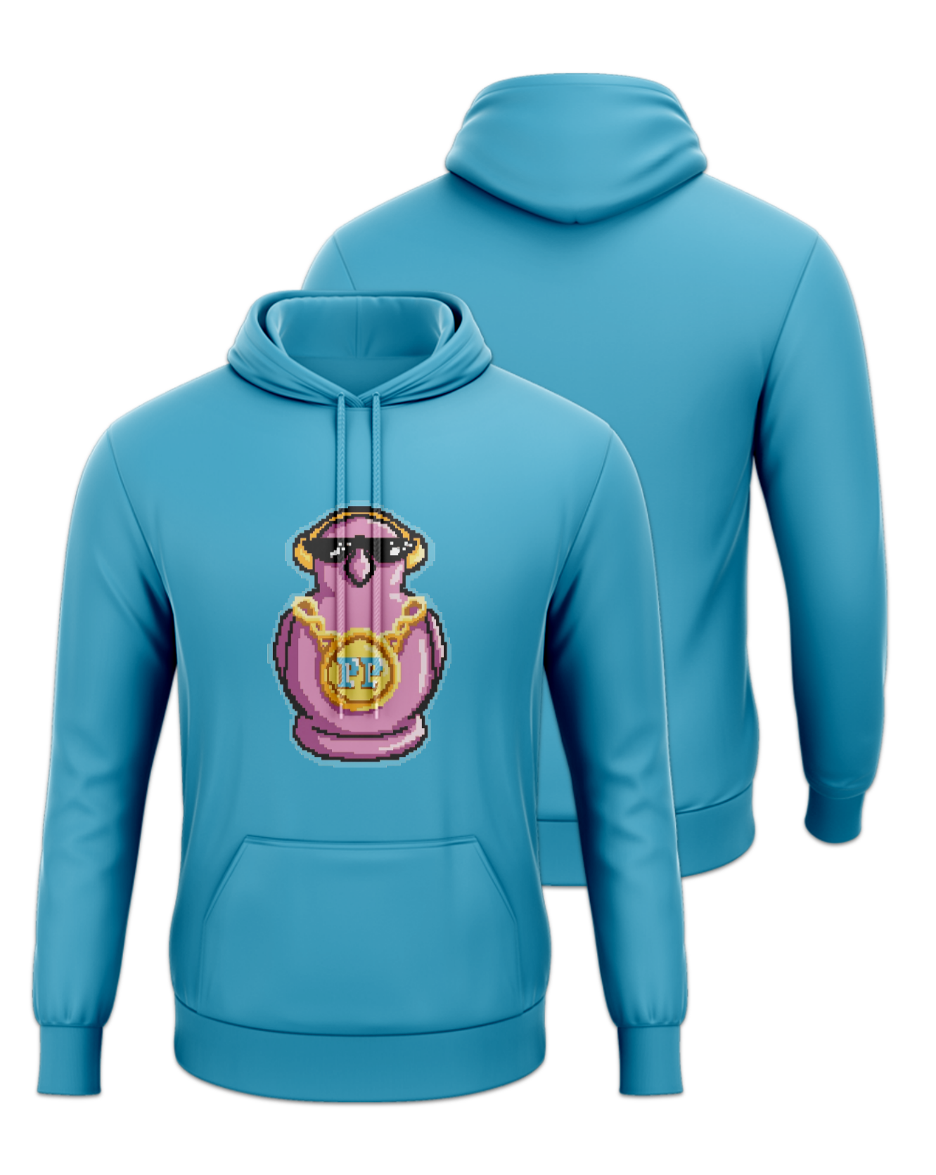 Rendered product preview, stack