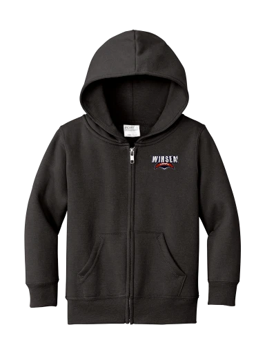 Toddler Core Fleece Full-Zip Hooded Sweatshirt preview, front