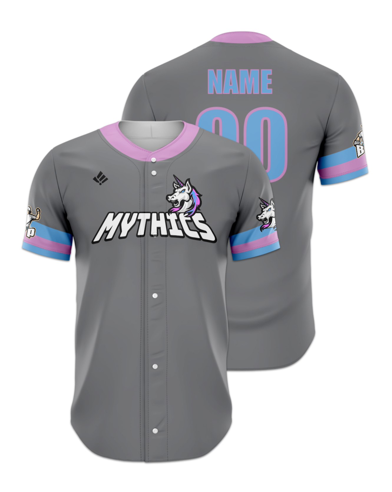 Rendered product preview, stack