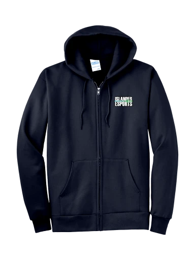 Tall Essential Fleece Full-Zip Hooded Sweatshirt preview, front
