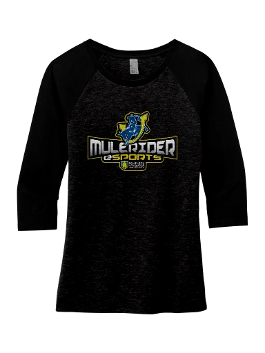 Women's Perfect Tri 3/4-Sleeve Raglan preview, front