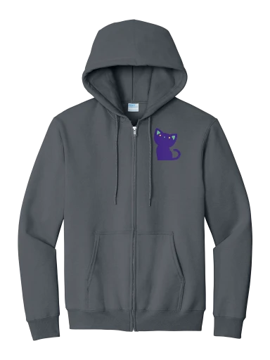 Port & Co Essential Fleece Full-Zip Hooded Sweatshirt preview, front