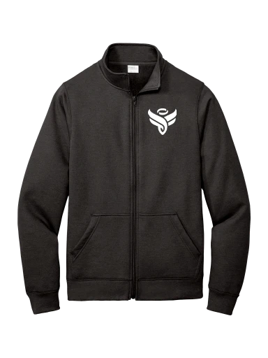 Port & Co Core Fleece Cadet Full-Zip Sweatshirt preview, front
