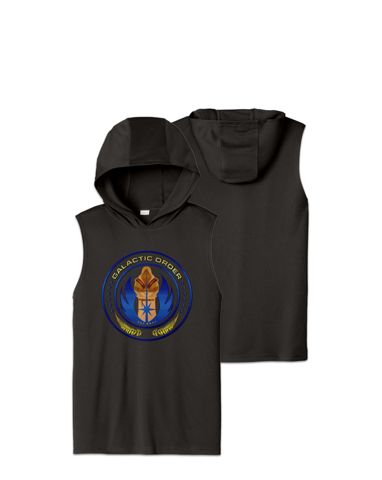 Rendered product preview, stack