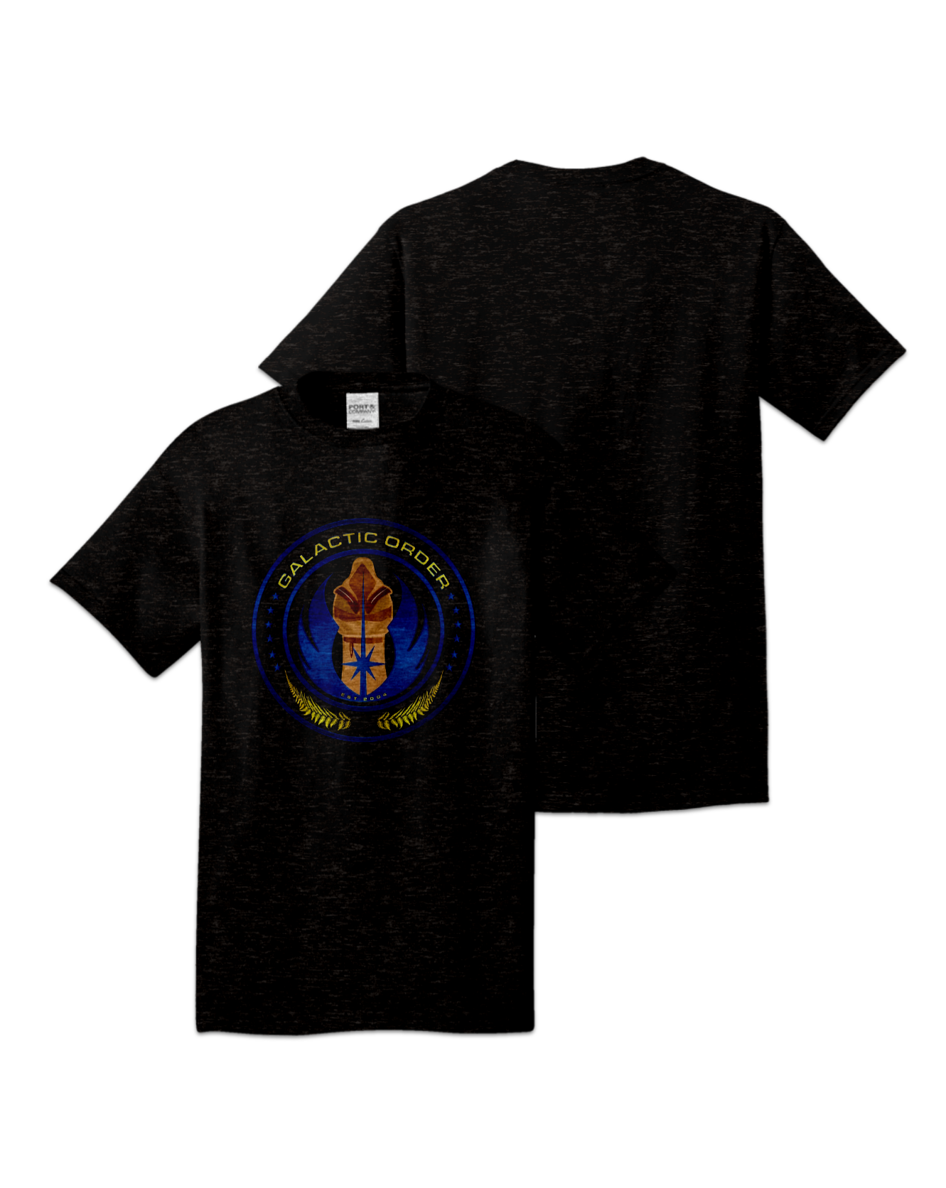 Rendered product preview, stack