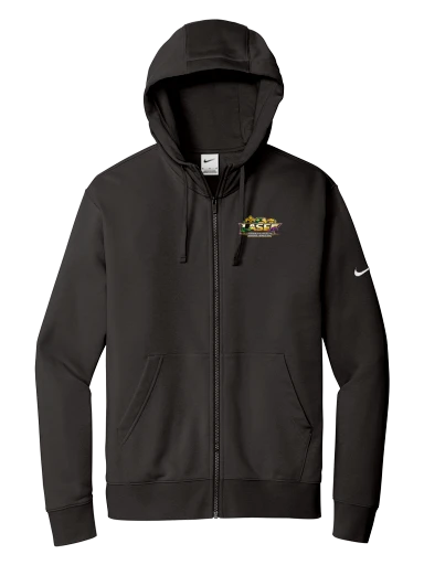 LASEF Nike Club Fleece Sleeve Swoosh Full-Zip Hoodie preview, front