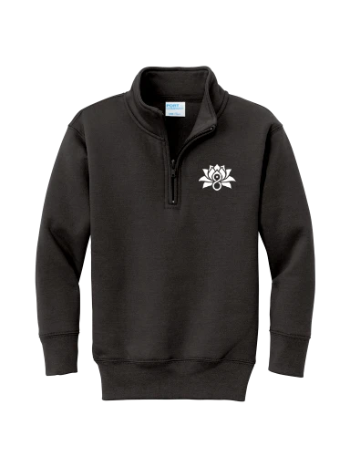 Youth Core Fleece 1/4-Zip Pullover Sweatshirt preview, front