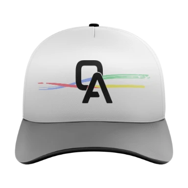 Sublimated 5 Panel Curved Bill Cap preview, front