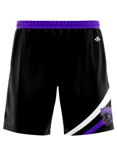 Mens Pocketed Sublimated Shorts preview, front