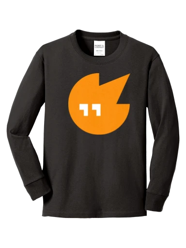 Youth Long Sleeve Core Cotton Tee preview, front