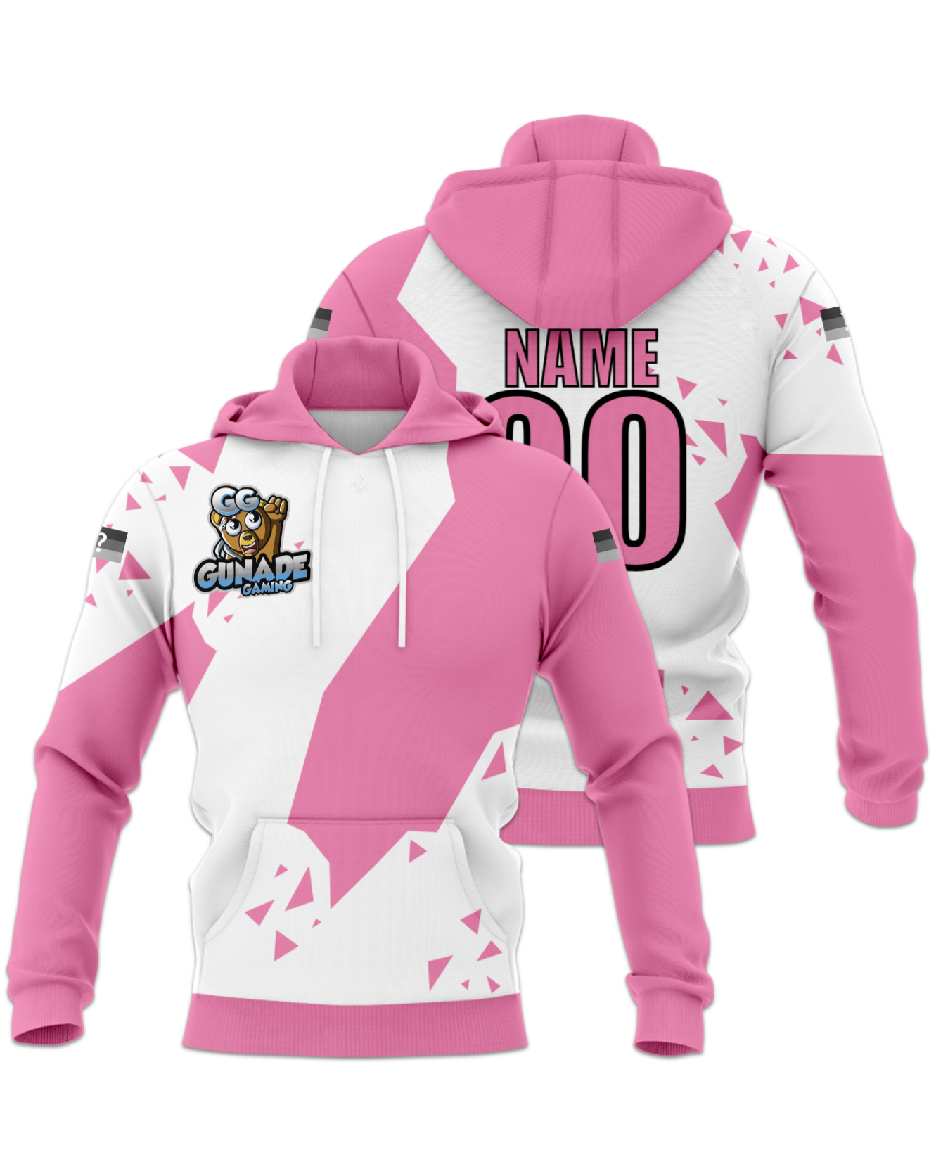 Rendered product preview, stack