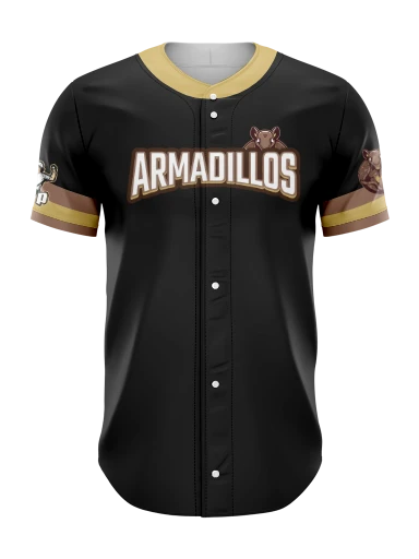 Sublimated Full Button Baseball Jersey preview, front