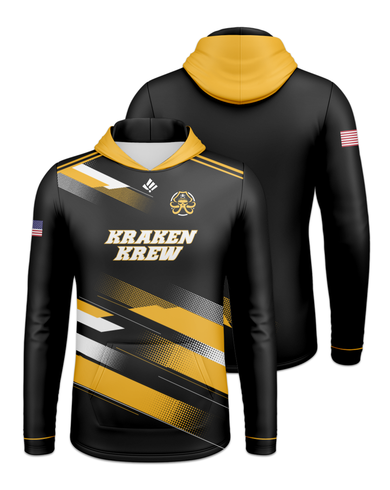 Rendered product preview, stack