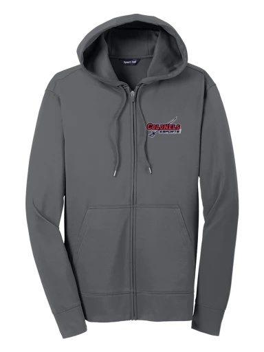Sport-Tek Sport-Wick Fleece Full-Zip Hooded Jacket preview, front