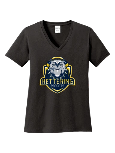 Women's Core Cotton V-Neck Tee preview, front