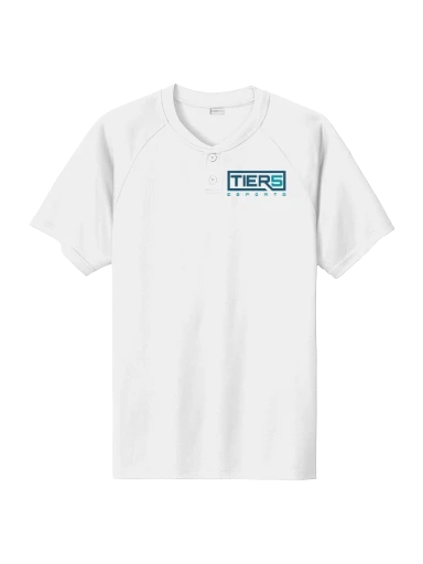 Tier 5 Fundraising Store PosiCharge Competitor 2-Button Henley preview, front