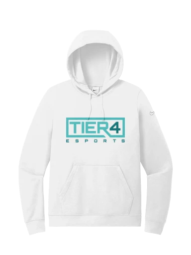 Tier 4 Fan Store Nike Women's Club Fleece Sleeve Swoosh Pullover Hoodie preview, front