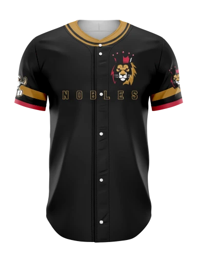 Sublimated Full Button Baseball Jersey preview, front