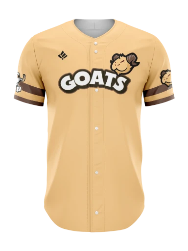 Sublimated Full Button Baseball Jersey preview, front