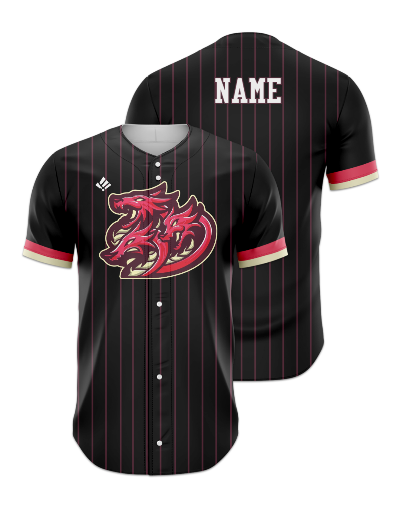 Rendered product preview, stack