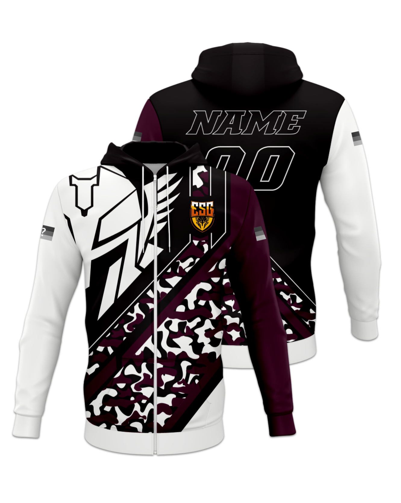 Rendered product preview, stack