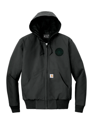 Carhartt Tall Quilted-Flannel-Lined Duck Active Jacket preview, front