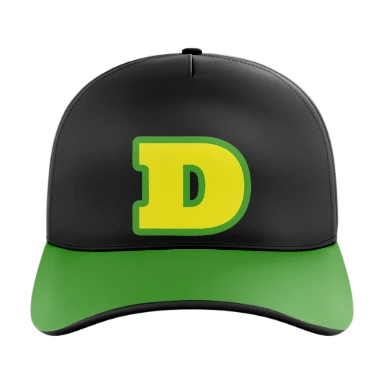 Sublimated 5 Panel Curved Bill Cap preview, front