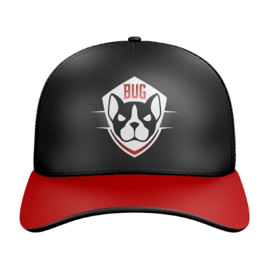 Sublimated 5 Panel Curved Trucker Cap preview, front