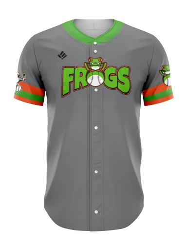 Sublimated Full Button Baseball Jersey preview, front