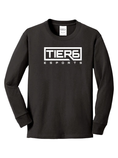 Tier 6 Fundraising Store Youth Long Sleeve Core Cotton Tee preview, front