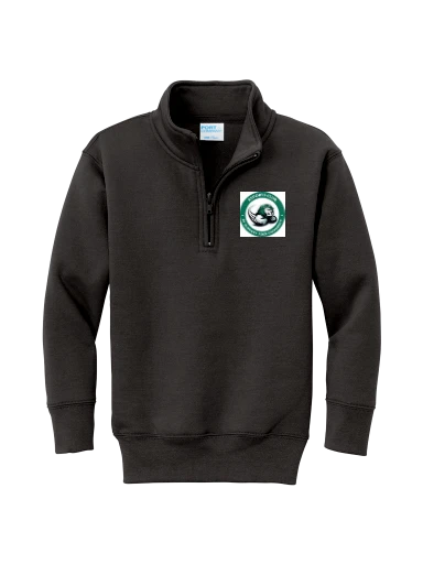 Youth Core Fleece 1/4-Zip Pullover Sweatshirt preview, front